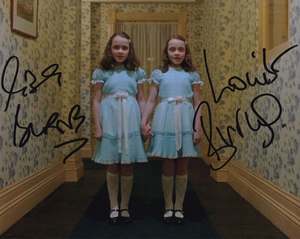 Lisa and Louise Burns Signed 10x8" Photograph & COA (The Shining)